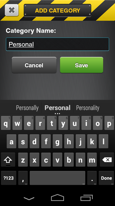Vault - Password Manager App Screen 3
