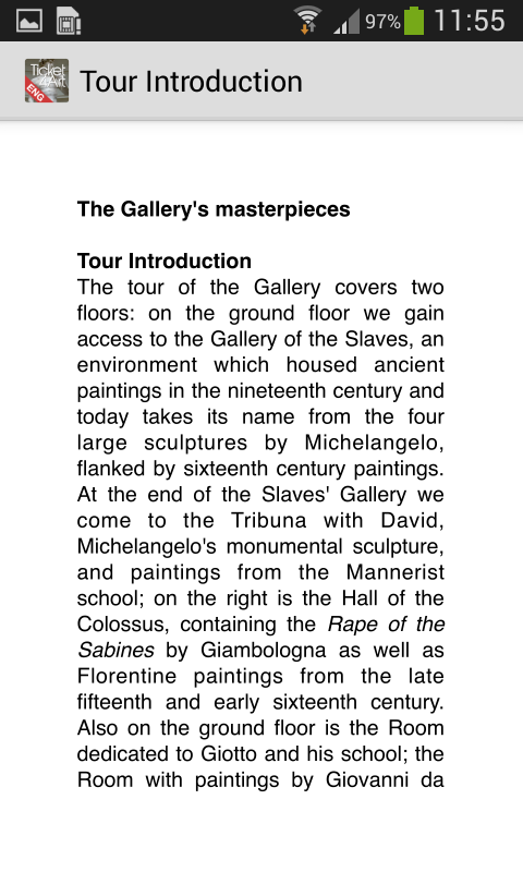 Accademia di Firenze Eng Screen 3