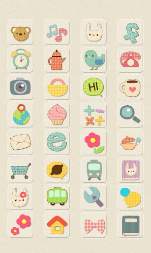 CUKI Theme Pastel Patten Icon