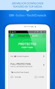 Hotspot Shield VPN WiFi Seguro - screenshot thumbnail