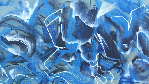 Blue Storm Graffiti