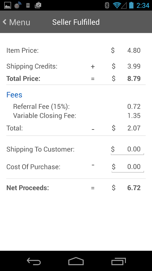   FBAScan - Selling on Amazon! – Capture d'écran 