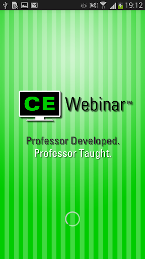 CE Webinar mobile app