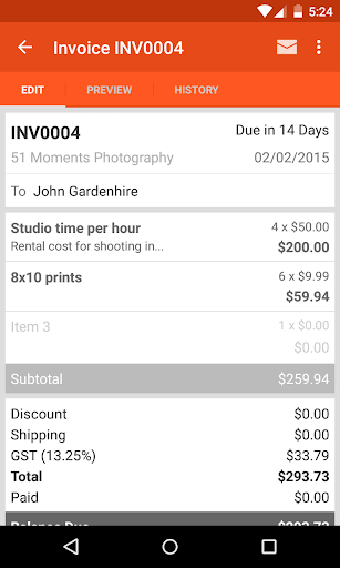 Invoice Maker