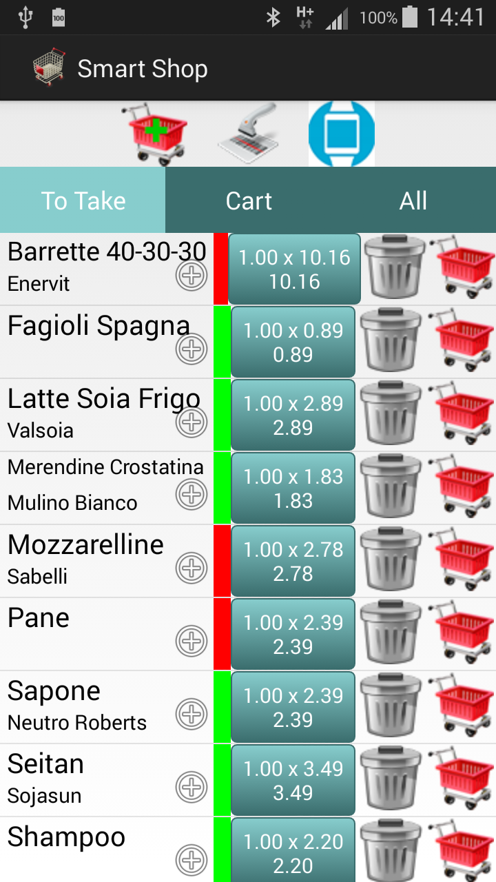 Smart Shopping List 4 Wear too Screen 3