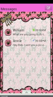 download GO SMS THEME/BtterflyBows2 free