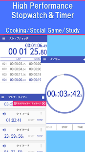 Multi Timerβ - Stopwatch&Timer Screenshots 0