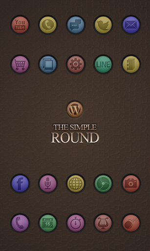 Round icon theme