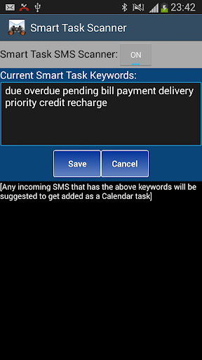 Smart Task SMS Scanner