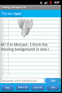 Talking Notepad SD Screenshots 2