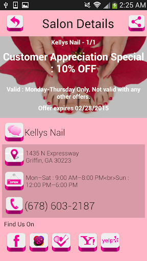 【免費商業App】Nail Salon Coupons-APP點子