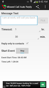 How to install Missed Call Auto Reply 3.0 unlimited apk for pc