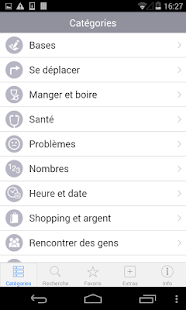 Capture d'ecran de l'application Android Korean Translation with Audio