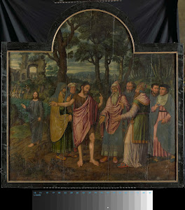 RIJKS: Jan van Coninxloo (II): Triptych with Scenes from the Life of St John the Baptist 1557