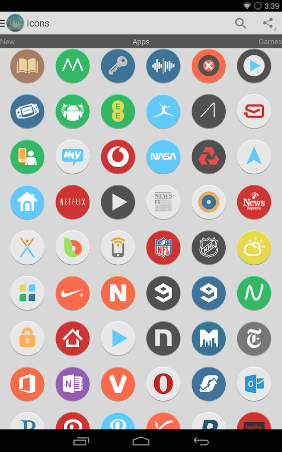  Flatee - Icon Pack APK Free Download