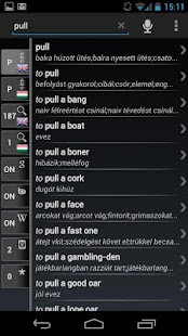 Dictionary Hungarian English - náhled