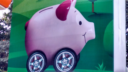 Giant Piggy Mural
