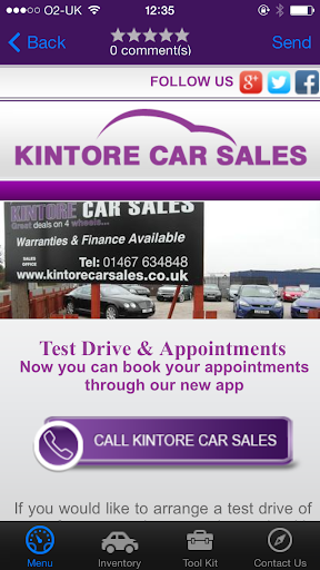 【免費交通運輸App】Kintore Car Sales-APP點子