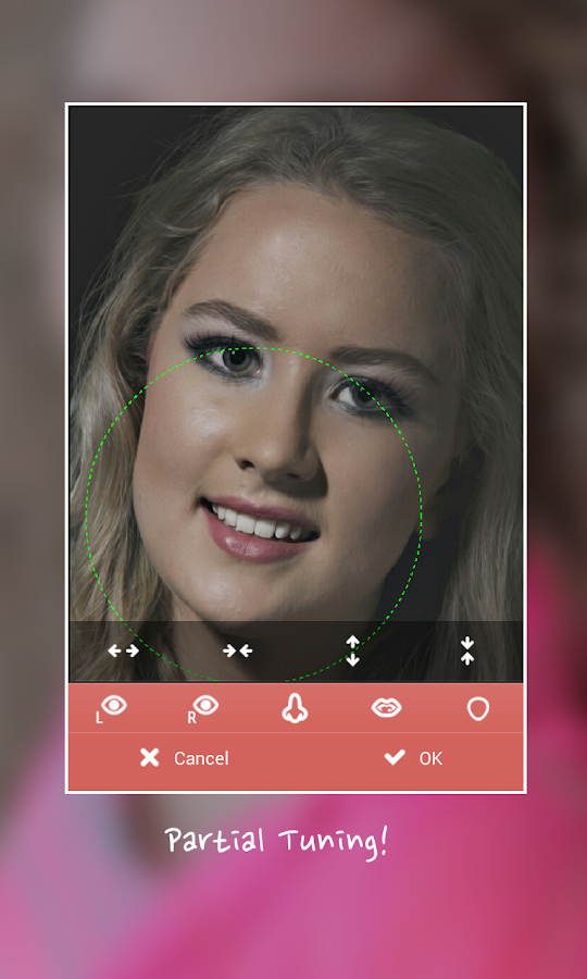 Face warp plastic surgery lips