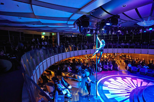 In the evening, head to ms Europa 2's theater to enjoy impressive, world-class shows and performances.