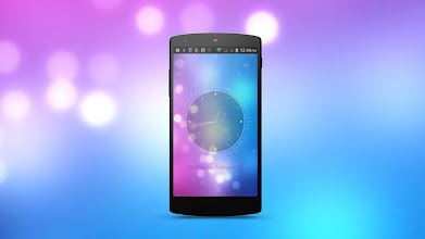 Bokeh Abstract HD Analog Clock APK Download for Android