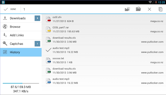 Ponydroid Download Manager - screenshot thumbnail