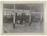 Turbines in de bauxietfabriek in Moengo