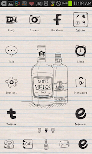 How to install drawing wine GO launcher theme 1.2 mod apk for laptop