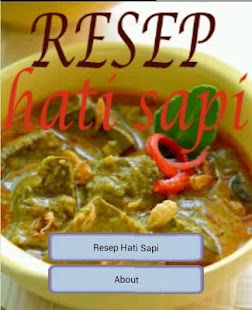Lastest Resep Hati Sapi Lengkap APK
