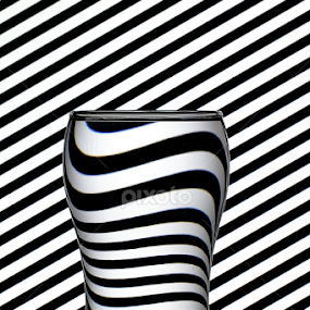 Black and White by Ramakant Sharda - Black & White Abstract