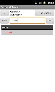 Albanian German Dictionary Screenshots 0