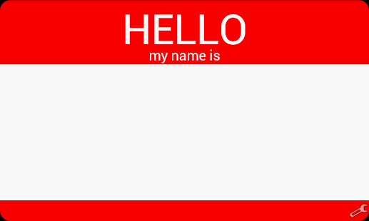 Name Badge