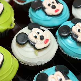 Mickey Mouse Muffins by Stanica Marius - Food & Drink Candy & Dessert ( mouse, dessert, candy, muffins, colors, mickey )
