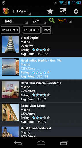 Place Radar - Travel App.