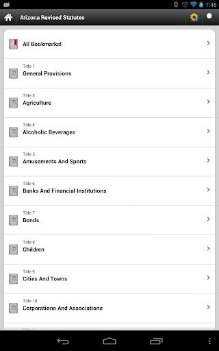 Arizona Revised Statutes Laws