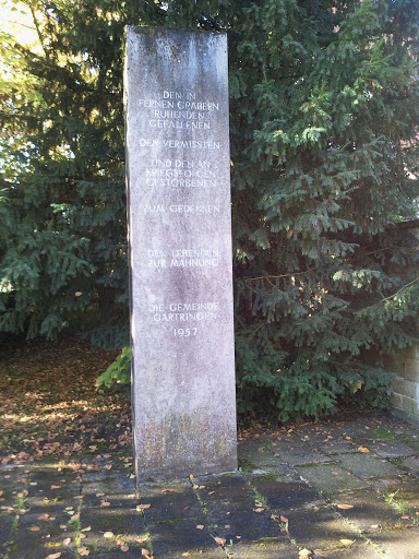 Gärtringen Denkmalstein 1957