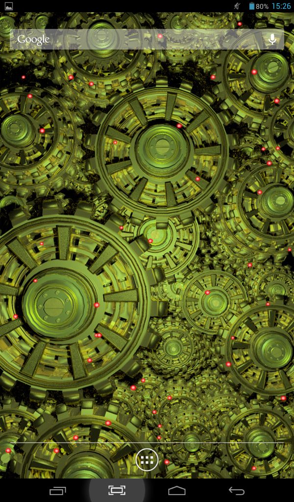 Gears of Gold Live Wallpaper Screen 2