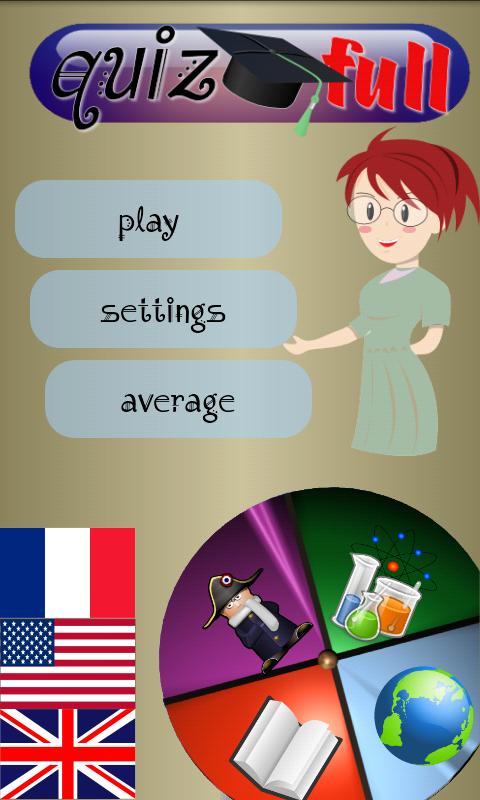 Android application Quiz Class Full -Trivia Game screenshort