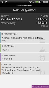 Gemini Calendar Unlock Key - screenshot thumbnail