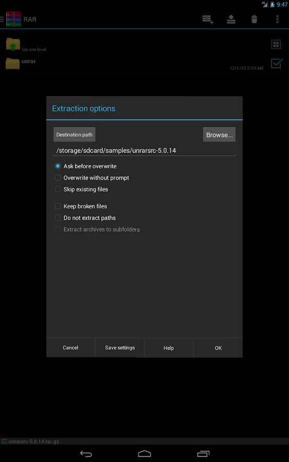 RAR for Android - screenshot