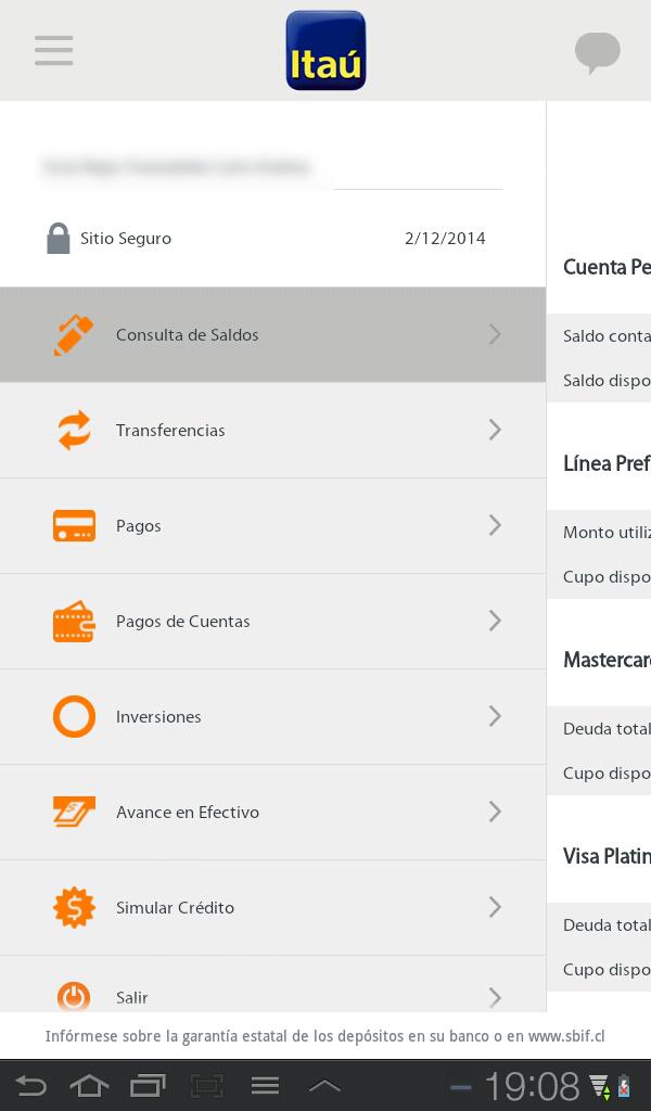 Itaú CL Tablet Screen 3