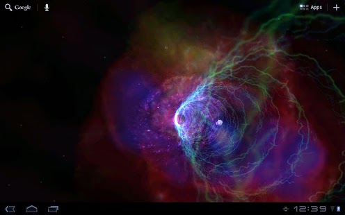 Galactic Wormhole 3D Wallpaper