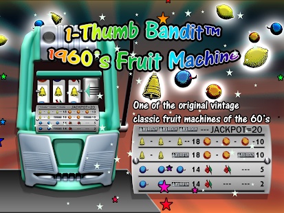 Thumb Bandit 60s Fruit Machine