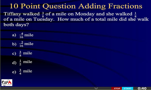 GPA Math: Fractions Challenge