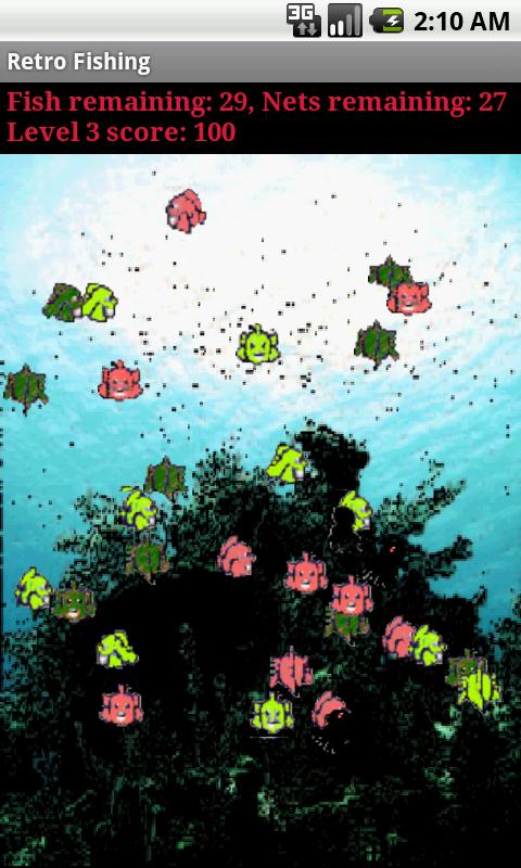 Android application Retro Fishing screenshort