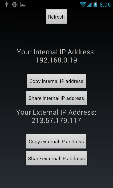 IP. Internal address