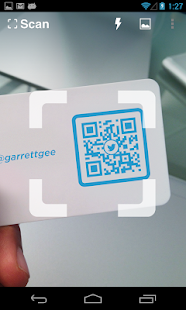Android-Anwendung QR Code Reader Screenshot