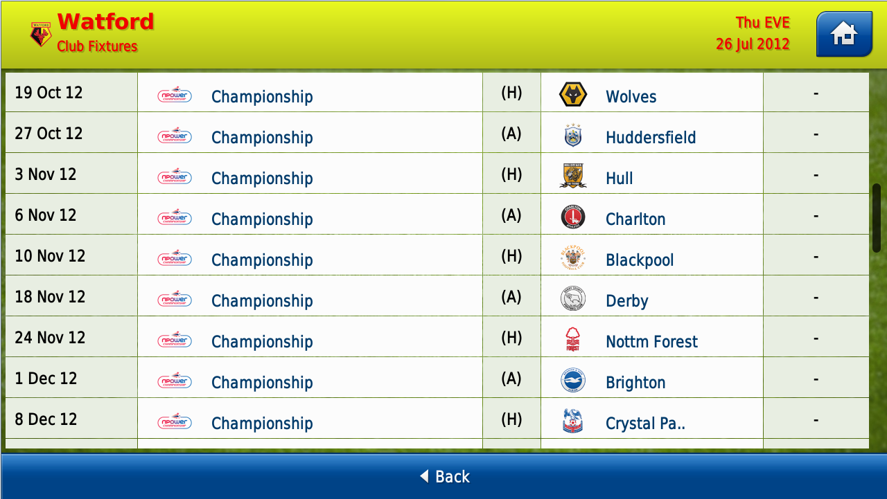 Football Manager Handheld 2013 - screenshot