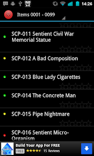 SCP Database - screenshot thumbnail