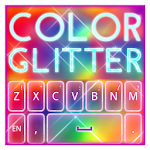 Keyboard Color Glitter Theme Apk